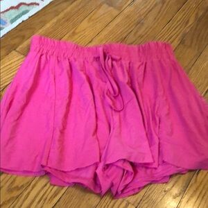 Pink Women's butterfly Shorts